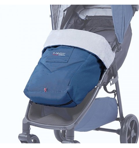 MAST Swiss Design - Pokrowiec, śpiworek, przykrycie osłona na nóżki do wózka M4 | Marine